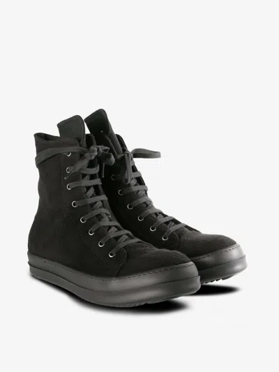 Rick Owens Drkshdw Lace-up High-top Casual Shoes In Black