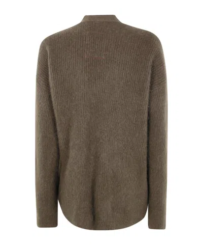 Uma Wang Brown Raccoon Fur Kimono-style Cardigan