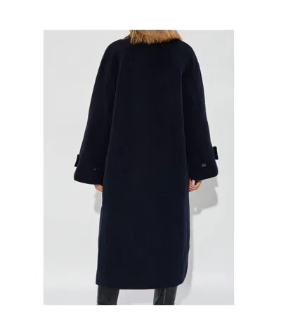 Samsoe & Samsoe Alma Long Sleeve Puffer Jacket In Black