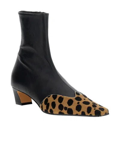 Khaite Nevada Ankle Stretch Boot In Multi
