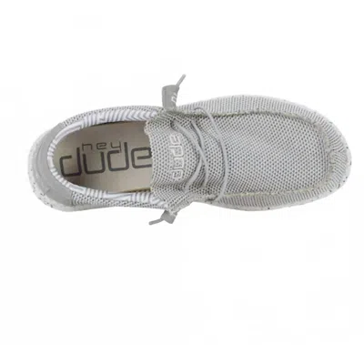 Hey Dude Men's Wally Sox Shoes In Ash In Gray