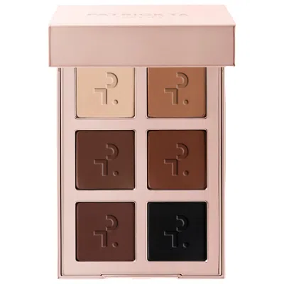 Patrick Ta Major Dimension Essential Artistry Edit Eyeshadow Palette Deep 6 X 0.06 Oz/1.8 G