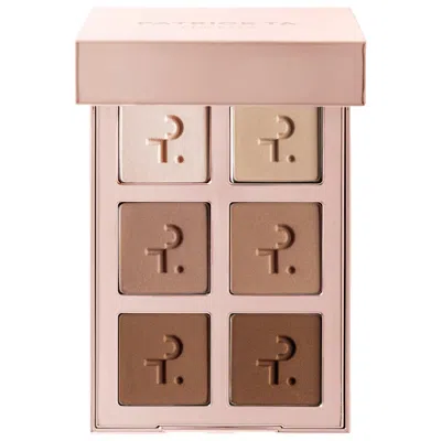 Patrick Ta Major Dimension Essential Artistry Edit Eyeshadow Palette Light 6 X 0.06 Oz/1.8 G In White