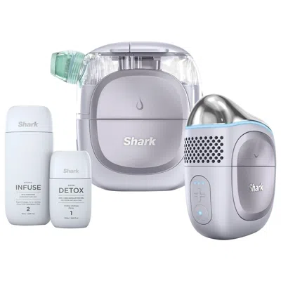 Shark Beauty Shark Facialpro Glow Glow-boosting At-home Facial System In White