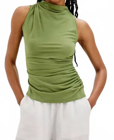 Rails Christen Sleeveless Mock Neck In Dill In Green