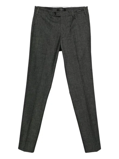 Michael Coal Belt Loop Trousers In Multi