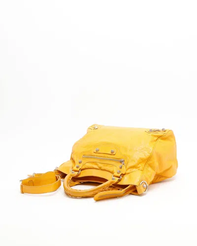 Balenciaga Velo Bag In Yellow
