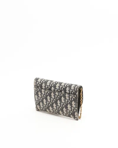 Dior Christian  Small Saddle Pouch Chain Bag In Multi