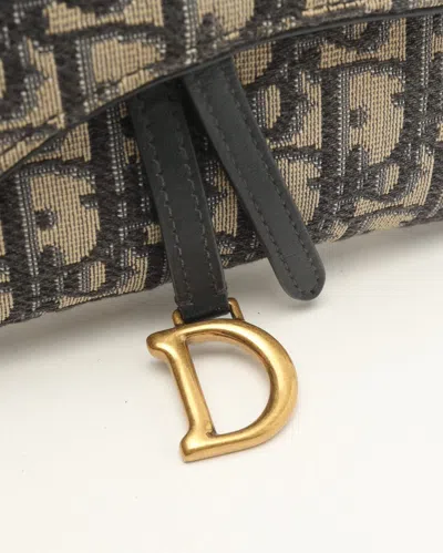 Dior Christian  Small Saddle Pouch Chain Bag In Multi