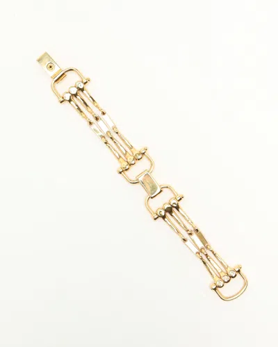 Celine Céline Gold-tone Bracelet In Gold