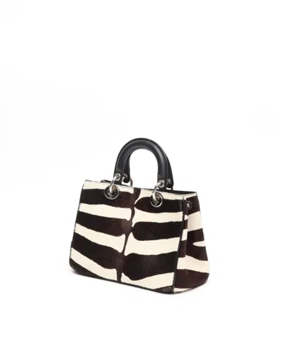 Dior Christian  Zebra Lady  Bag In Multi