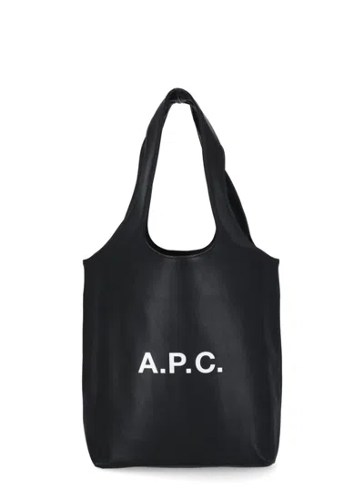 Apc Ninon Shoulder Bag In Black