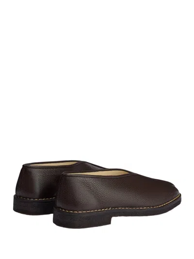Lemaire Slippers In Brown