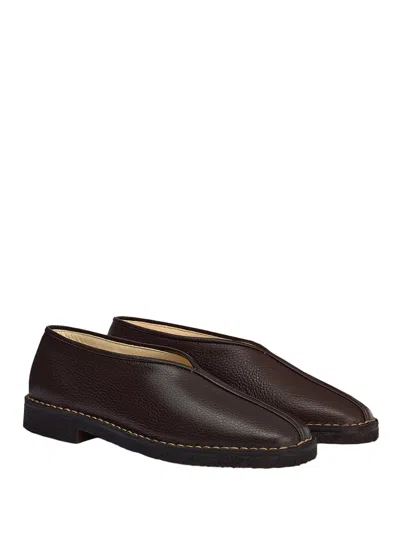Lemaire Slippers In Brown