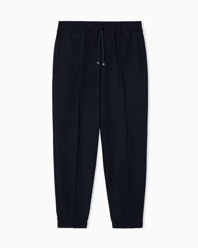 Armani Exchange Casual Trousers In Blue