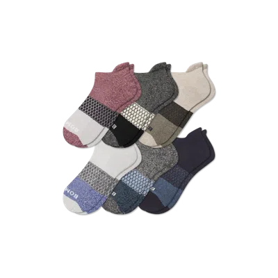 Bombas Tri-block Ankle Sock 6-pack In Multi