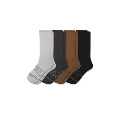 Bombas Merino Blend Ultra-stretch Calf Sock 4-pack In Multi