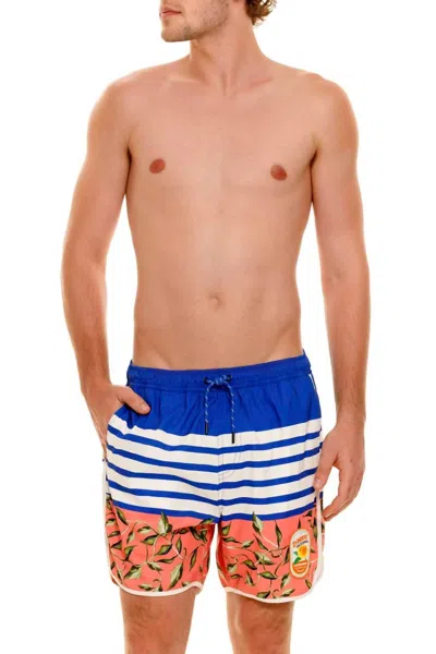 Agua Bendita Men's Liam Seed Swim Trunks In Multi In Multi