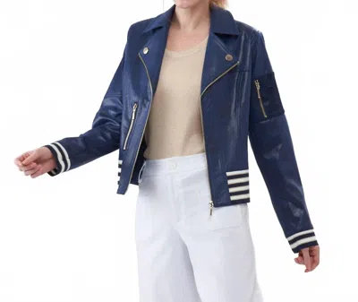 Insight Vegan Jacket In Blue Dusk/ Stripe In Multi