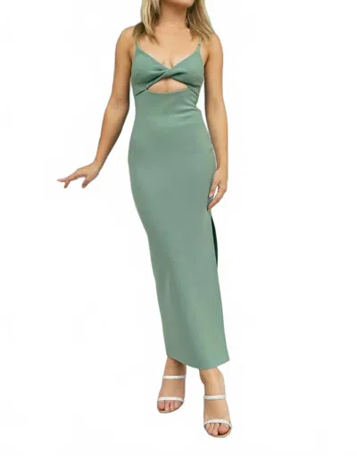 Bec & Bridge Ivy Midi Dress In Moss In Green