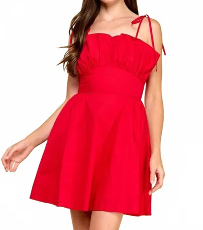Tcec Here For A Good Time Dress In Red In Red