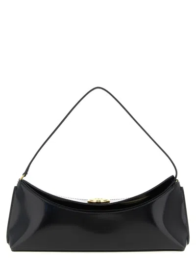 Jacquemus La Pochette Ovalo' Shoulder Bag In Black