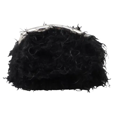 Simon Miller Curly Faux-fur Top-handle Bag In Black Polyester In Black