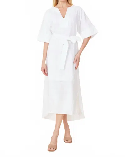 Dolce Cabo Linen Maxi Dress In White In White