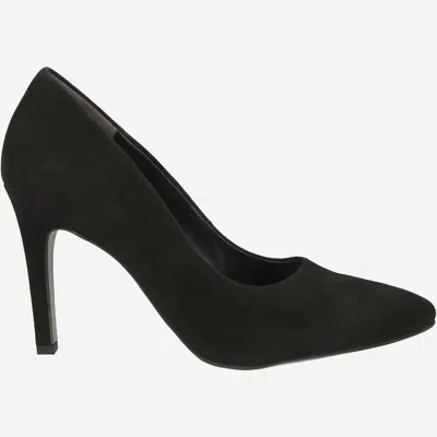 Paul Green Women's Lennox Heel Pump In Black Suede In Black