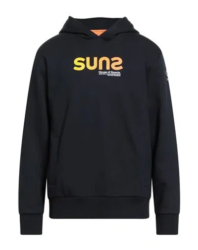 Suns Boards Man Sweatshirt Navy Size Xl Cotton, Polyester In Black