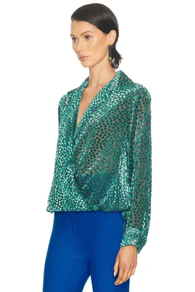 Dries Van Noten Cedal Shirt In Blue