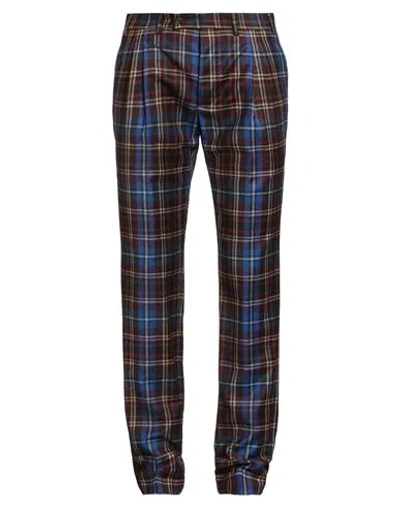 Gabriele Pasini Man Pants Burgundy Size 34 Wool In Multi