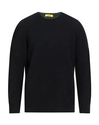 Drumohr Man Sweater Black Size 46 Lambswool In Black