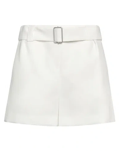 Philosophy Di Lorenzo Serafini Woman Shorts & Bermuda Shorts Ivory Size 4 Viscose, Cotton In White