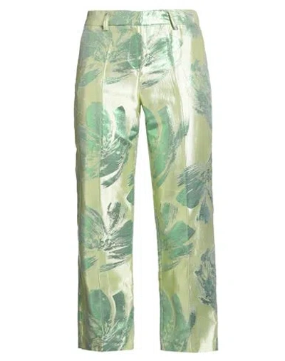 Skills & Genes Woman Pants Yellow Size 6 Acetate, Polyester In Multi