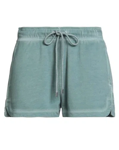 Pinko Woman Shorts & Bermuda Shorts Deep Teal Size S Cotton In Green