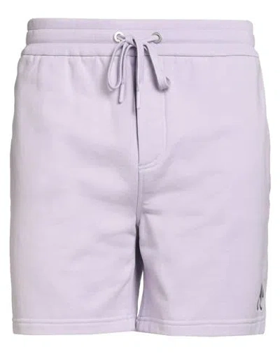 Moose Knuckles Man Shorts & Bermuda Shorts Lilac Size Xl Cotton In Purple