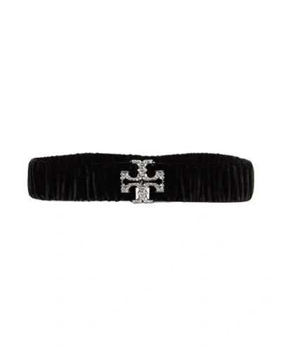 Tory Burch Woman Belt Black Size Xs/s Textile Fibers In Black