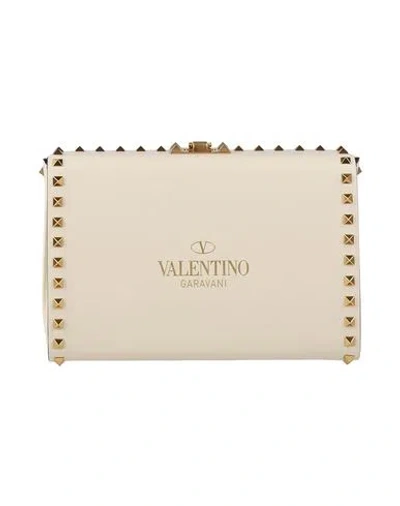 Valentino Garavani Woman Handbag Cream Size - Soft Leather In Neutral