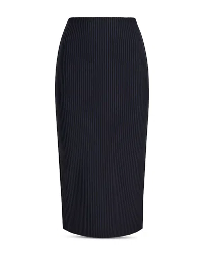 Commando Stretch Pencil Skirt In Blue