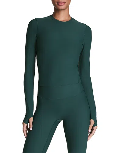 Spanx Smooth Onform Contour Long Sleeve In Green