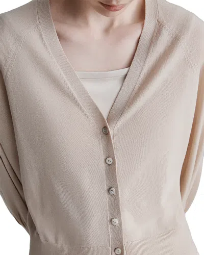 Marella Pavia Cream Cardigan Sweater In White