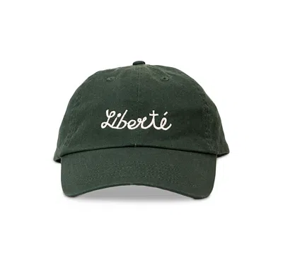 Clare V Liberte Baseball Hat In Green
