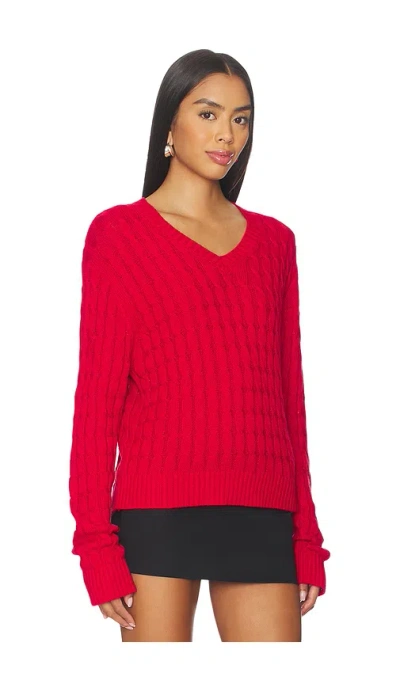 Frankies Bikinis Prince Cable Knit Æ¯›è¡£ Â€“ Heartstrings. Å°ºç � S (also Â€“ L, M, Xs, Xxs). In Red