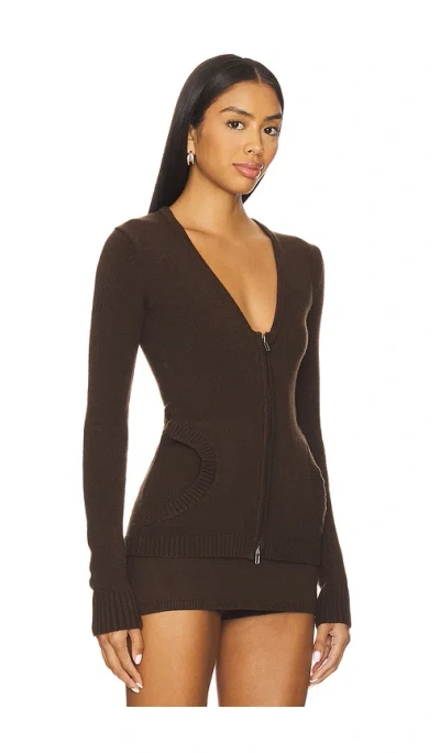 Frankies Bikinis Sienna Cloud Knit Æ¯›è¡£ Â€“ Å·§å…‹åš›æ£•è‰². Å°ºç � Xxs (also Â€“ L, M, S, Xs). In Brown