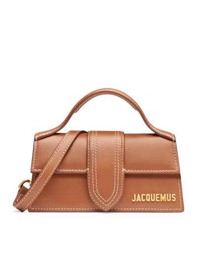 Jacquemus Le Bambino Leather Tote Bag In Light Brown 2