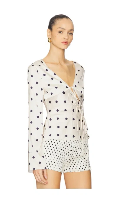 Lioness Mariah Long Sleeve Ä¸šè£… Â€“ Cream Polka. Å°ºç � S (also Â€“ L, M, Xl, Xs, Xxs). In Multi