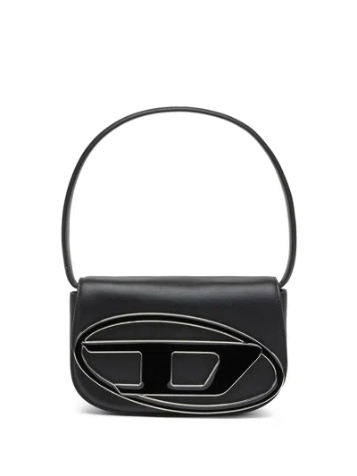Diesel Rectangular Leather Shoulder Bag With Single Handle