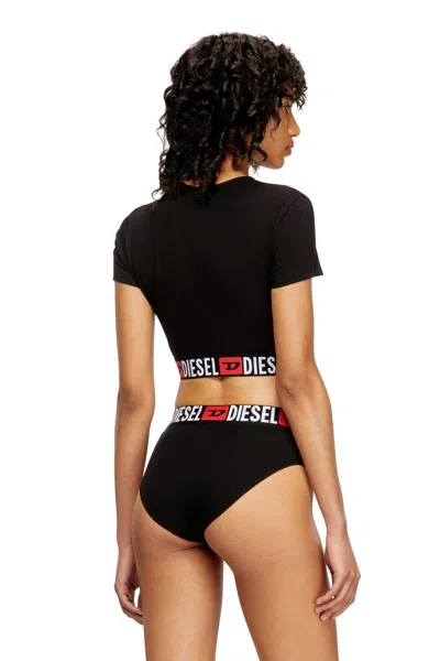 Diesel Irma D-core Top Woman Black In Black