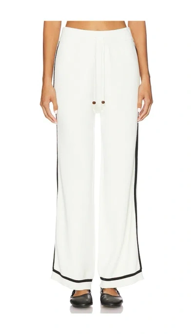 Sancia Tommy Knit Pant In White